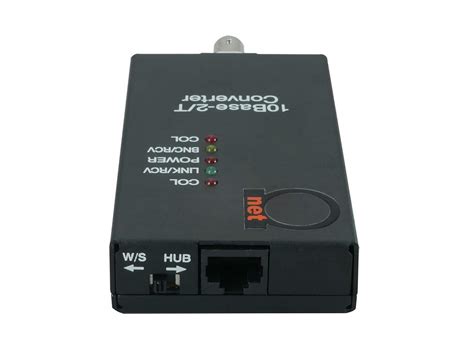 10baset Rj45 Utp To 10base2 Thinnet Coax Bnc Media Converter Ethernet