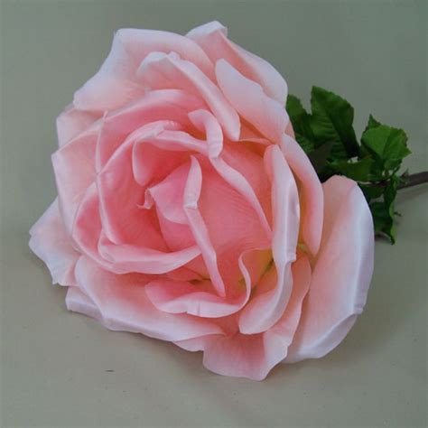 Giant Silk Roses Pink Vm Display Prop Artificial Flowers