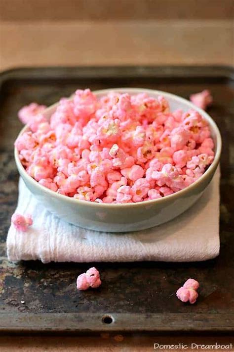 Old Fashioned Pink Popcorn Gf Vegetarian Domestic Dreamboat