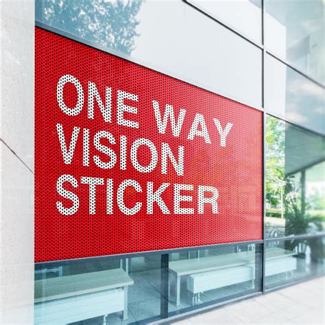 One Way Vision Sticker Printing Malaysia Aeprint