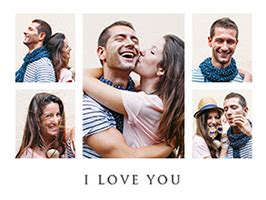 1st collage example from 9 photos made with this settings: Love collage - over 250 FREE templates + Heart photo collage!