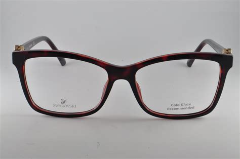 Swarovski Eyeglasses SK 5255 052 Dark Havana, Size 53-15-140 ...