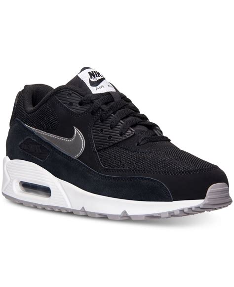 Lyst Nike Men S Air Max 90 Essential Running Sneakers From Finish Line In Black For Men