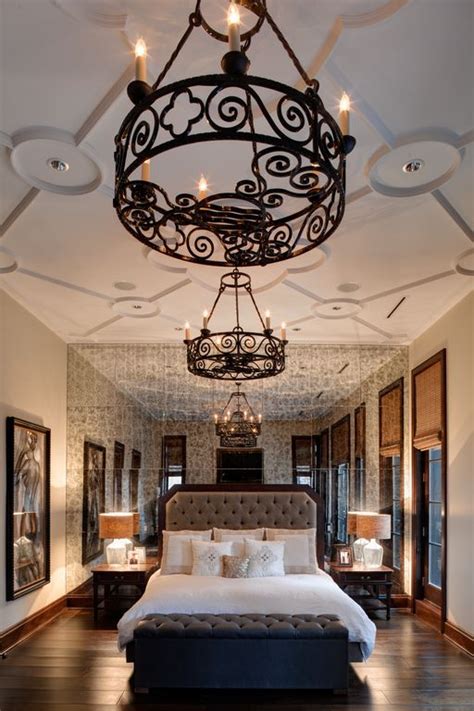 Traditional Master Bedroom With Chandelier By Lg Interiors