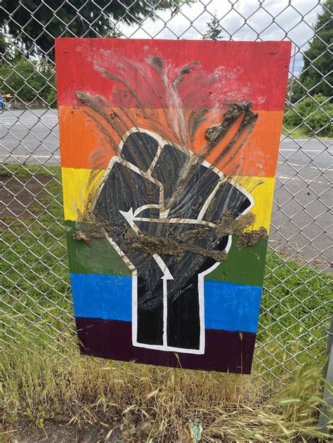Lgbtq Pride And Black Lives Matter Mural Defaced At James John