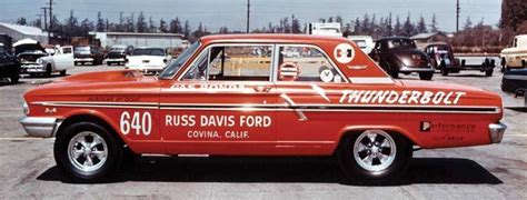 Gas Rondas Russ Davis Ford Sponsored 64 Thunderbolt Fordvintagecars