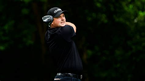 Masters Champion Patrick Reed Plays A Stroke From The No 2 Tee During