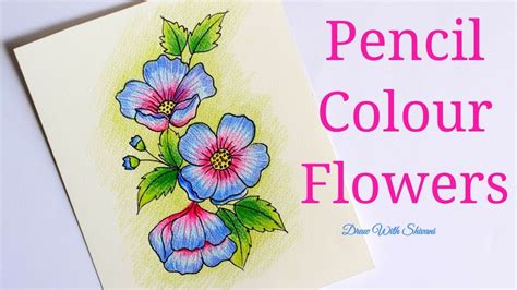 Create Stunning Artworks With Flower Pencil Colour Drawing Click Here