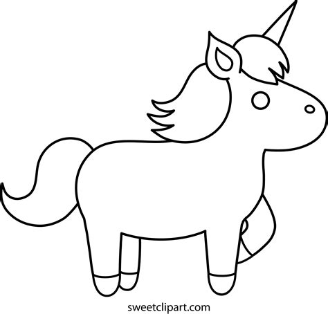 Unicorn Coloring Pages Easy Up Forever