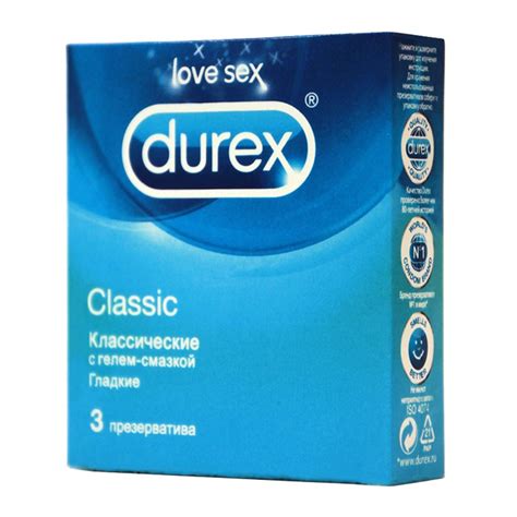 Презервативы Durex Classic Классические 3 шт купить отзывы фото