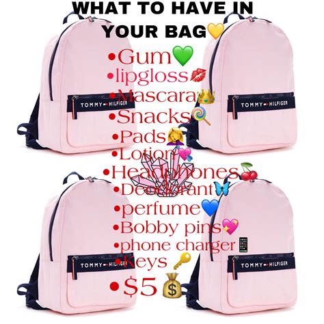 School🙄 Backpack Essentials Purse For Teens School Survival Kits