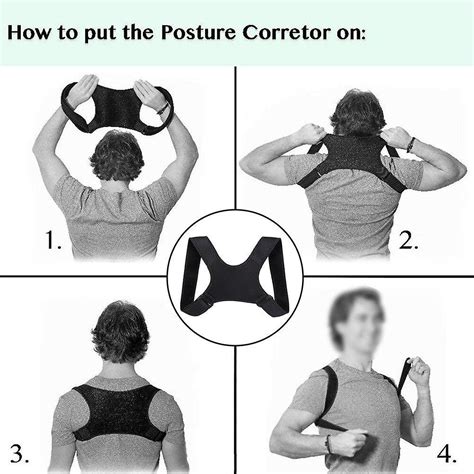 Posture Corrector Adjustable Back Fracture Support Menwomen Back
