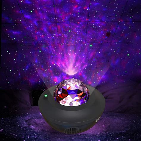 Blueteeth Led Galaxy Projector Starry Night Lamp Star Projection Light