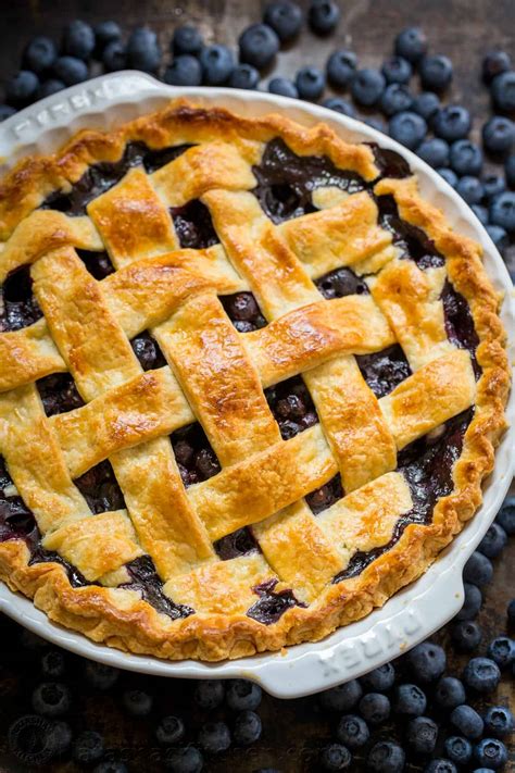 easy blueberry pie with frozen blueberries aria art