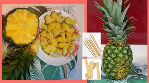 How to open pineapple without a knife| How To Pull Apart a ...