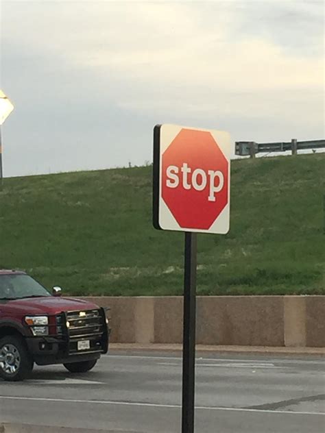 This Lowercase Stop Sign Is A Square Mildlyinteresting