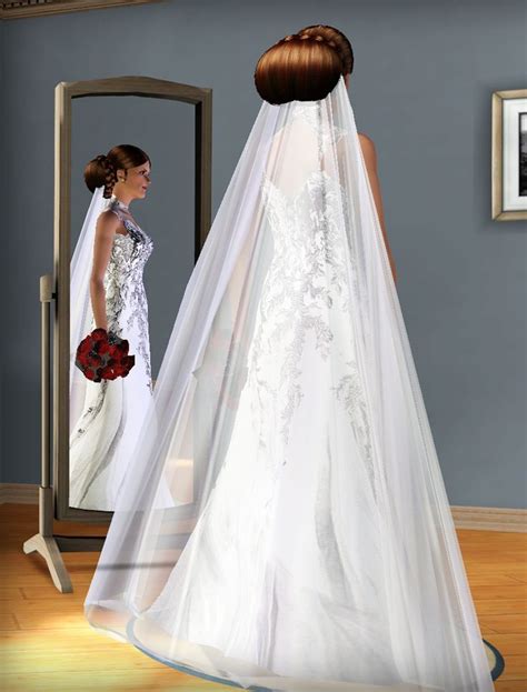 39 Best Sims 3 Wedding Dresseshairstyles And Jewelry Images On