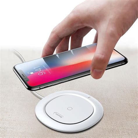 Baseus 10w Qi Fast Wireless Charging Pad For Iphone X 8 Samsung Note8