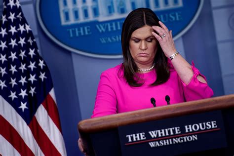 Sarah Sanders Admitted To Mueller That Her Public Comments About The Fbi Werent Based In Fact