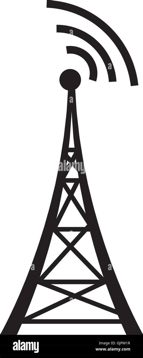 Antenna Communication Tower Stock Vector Image And Art Alamy