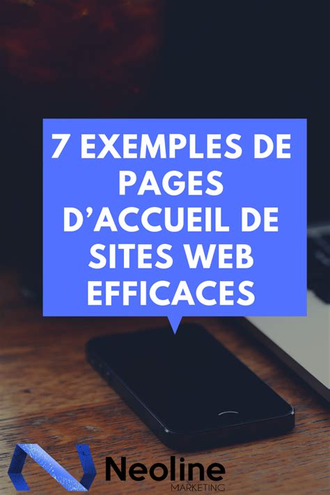 7 Exemples de Pages d’Accueil de Sites Web Efficaces  Accueil, Page d