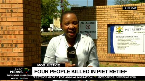 4 People Including A Police Officer Killed In Piet Retief Youtube