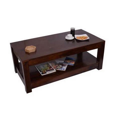 Brown Living Design Wooden Tea Table At Rs 7000 In Jodhpur Id