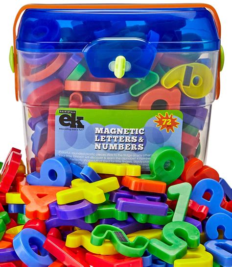 Magnetic Letters And Numbers 72 Educational Refrigerator Fun Learning