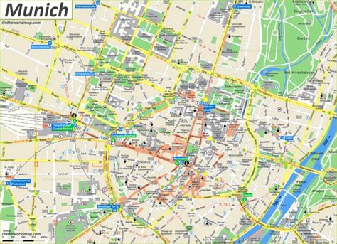 Munich Map Germany Maps Of Munich München