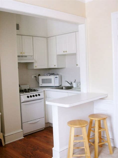 Apartment kitchens are usually in the hallway near the entrance or balcony doors. Amazing Small Kitchen Ideas For Small Space 17 | Small ...