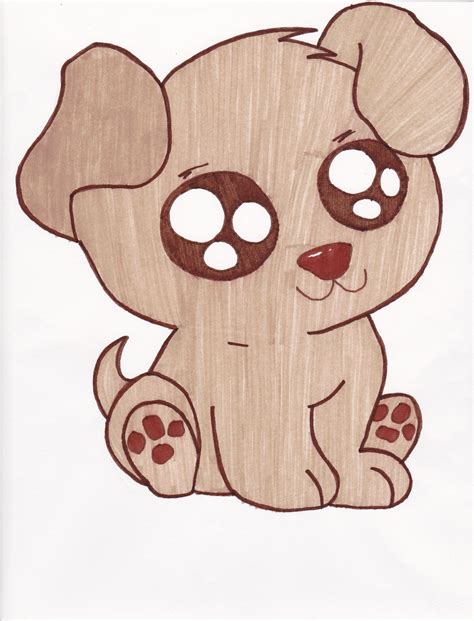 A Cute Puppy Drawing Annar © 2014 Aug 21 2011 Cute Drawings