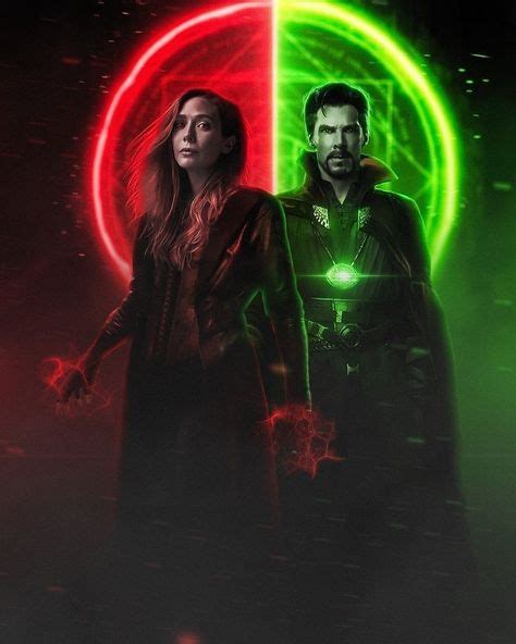 Scarlet Witch And Dr Stephen Strange 4k In 2020 Scarlet Witch Marvel