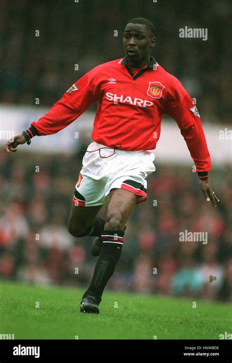 Andy Cole Manchester United Fc 20 April 1995 Stock Photo Alamy