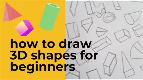 how to draw 3d shapes for beginners desi jugad arts youtube