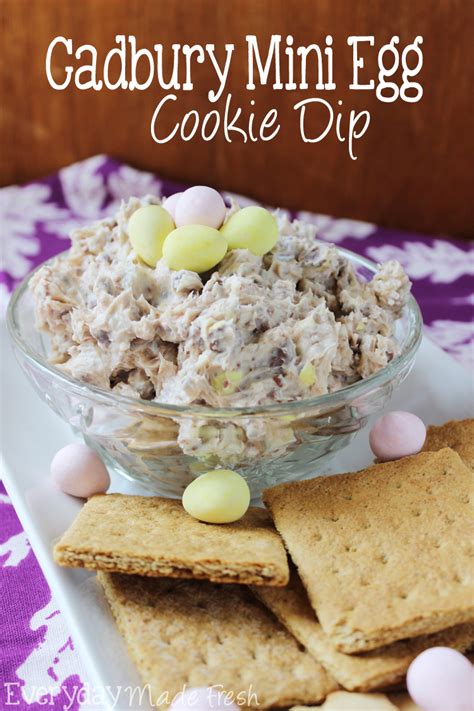 See more ideas about recipes, desserts, egg free desserts. Cadbury Mini Egg Cookie Dough Dip For Easter - Oh My Creative