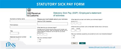 Statutory Sick Pay Form Statutory Sick Pay Sick Pay Employee
