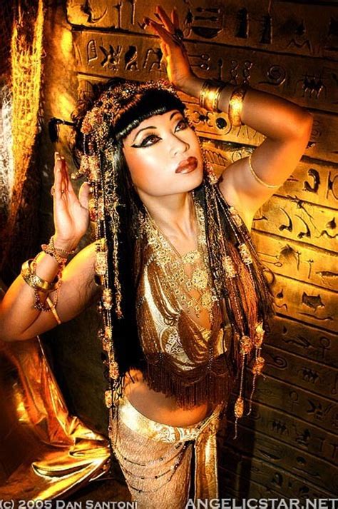 Cleopatra Egypt Egyptian Girl Gold Image 152800 On