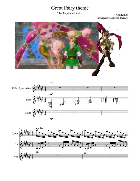 Great Fairys Fountain Theme The Legend Of Zelda Sheet Music For