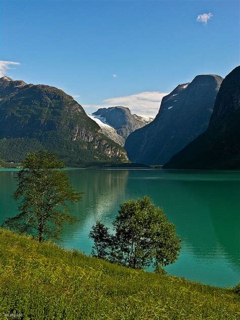 Lake Loen In Sogn Og Fjordane County Norway By M Beautiful