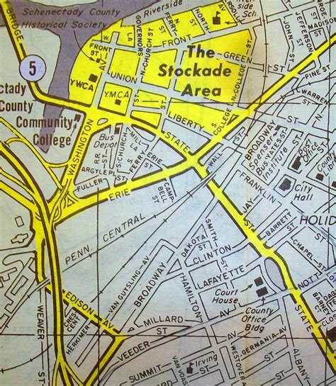 Economy in schenectady, new york. Schenectady NY 1972 | Map by Hagstrom; original base map b ...