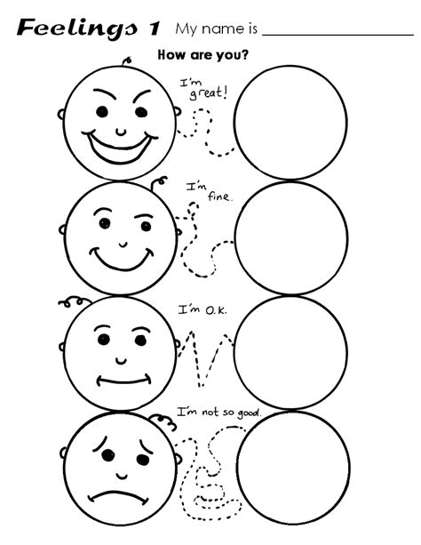 Feeling Faces Coloring Pages Sketch Coloring Page