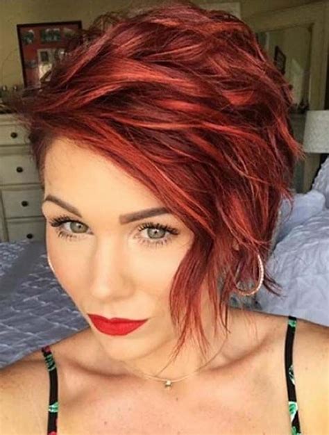 Short Red Hairstyles For Thin Hair Hairstyles6h