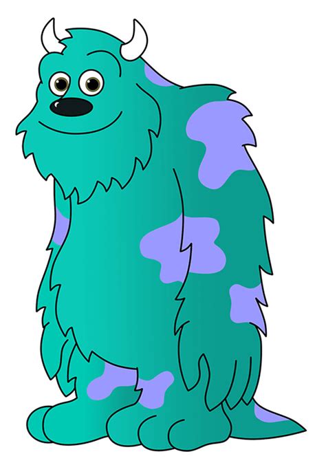 Disney drawings cartoon drawings easy drawings doodle monster monster drawing monsters inc decorations disney drawing tutorial monsters inc boo manga anime. How to Draw James from Monsters INC.s - Learn how to draw