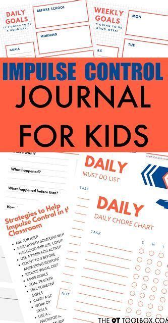 Easy Ways To Improve Impulse Control Impulse Control Kids Journal