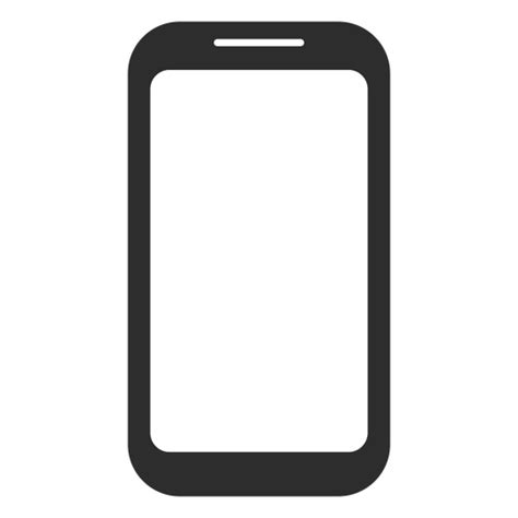 Black And White Smartphone Icon Transparent Png And Svg Vector File