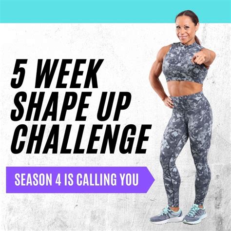 5 Week Shape Up Challenge Season 4 Body By You Your Life Your