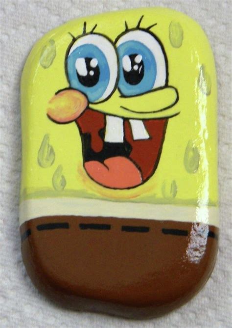 Spongebob Rock Painting ~ Best Of Spongebob Squarepants And Patrick