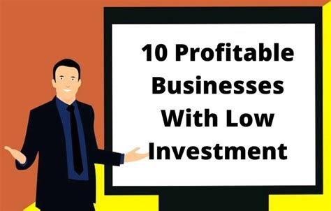Profitable Businesses With Low Investment Earnmodes