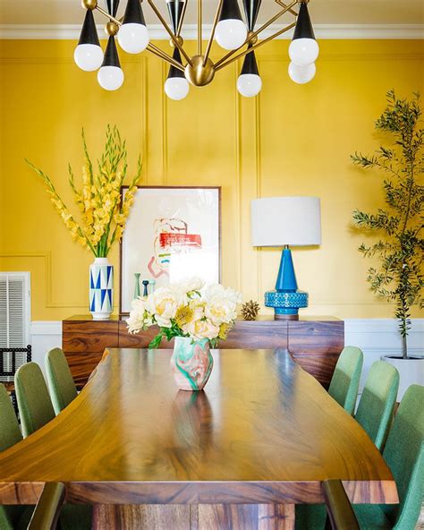 55 Designers Spill Their Best Decorating Secrets Yellow Dining Room