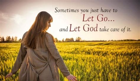 Let Go And Let God Christian Inspirational Images